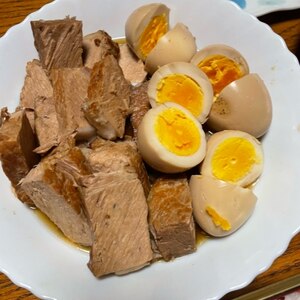 豚薄切り肉でかさ増し♪活力鍋で豚の角煮